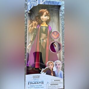 Anna singing Doll with Purple and Black Outfit.